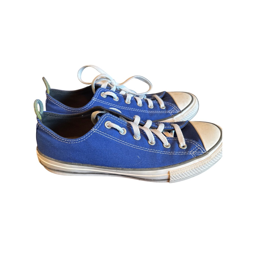 Converse All Star Low Top Blue Canvas Sneakers Youth 6 Women's‎ 7.5 - Picture 5 of 7